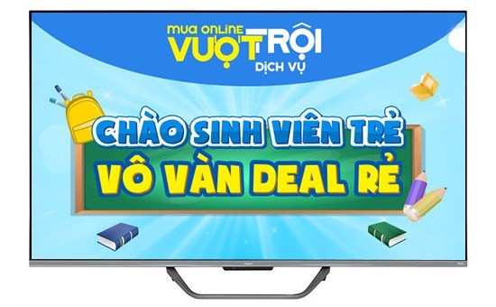 Google Tivi QLED Aqua 4K 65 inch AQT65S800UX