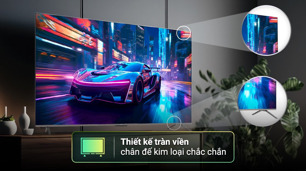 Google Tivi QLED Aqua 4K 85 inch AQT85S800UX