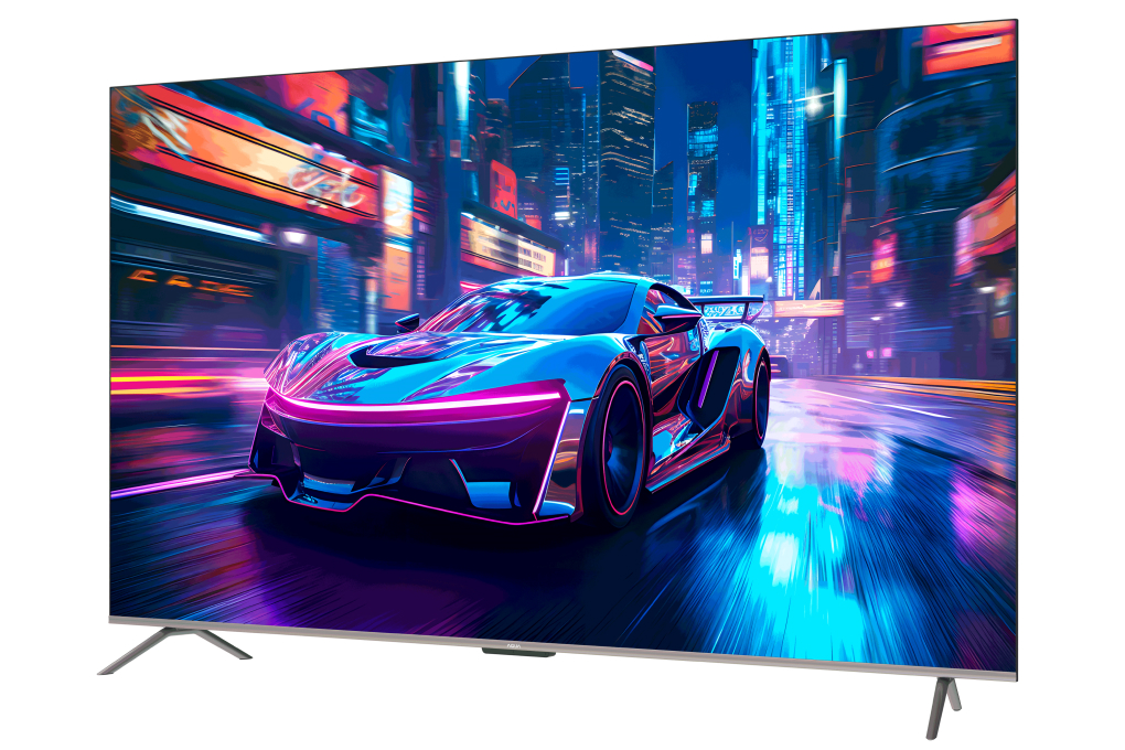 Google Tivi QLED Aqua 4K 85 inch AQT85S800UX Màu Đen