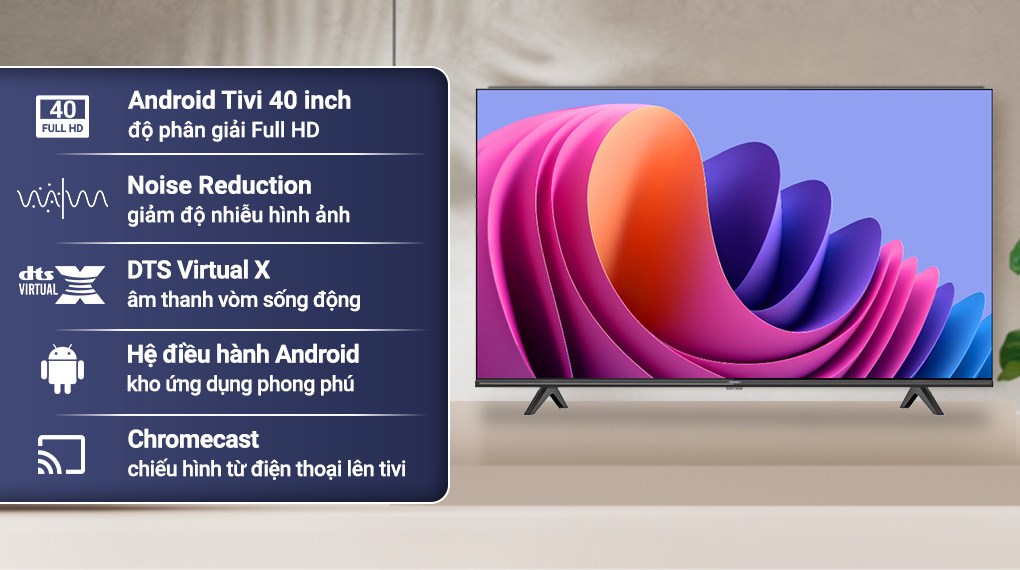 Android Tivi LED Hisense 40 inch 40A4N