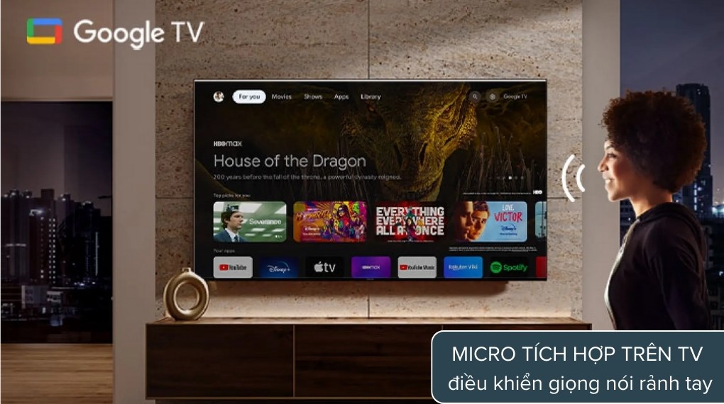 Google Tivi Hisense QLED Hisense 55 inch 55Q6N - Tiện ích