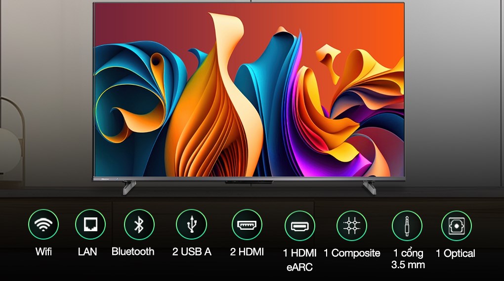 Google Tivi QLED Hisense 4K 65 inch 65Q6N