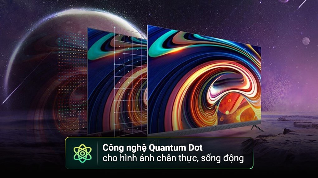 Google Tivi QLED Aqua 4K 70 inch AQT70K800UX