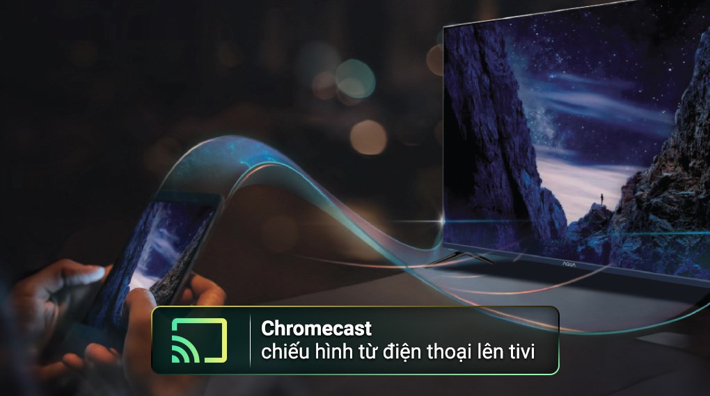 Google Tivi QLED Aqua 4K 70 inch AQT70K800UX