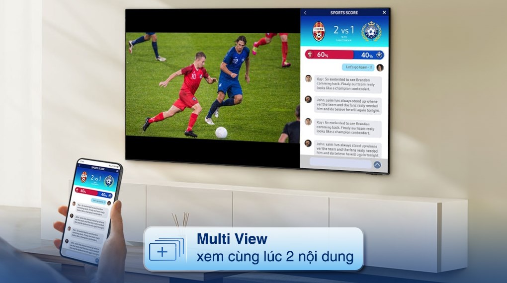 Smart Tivi QLED Samsung 4K 75 inch QA75Q60D