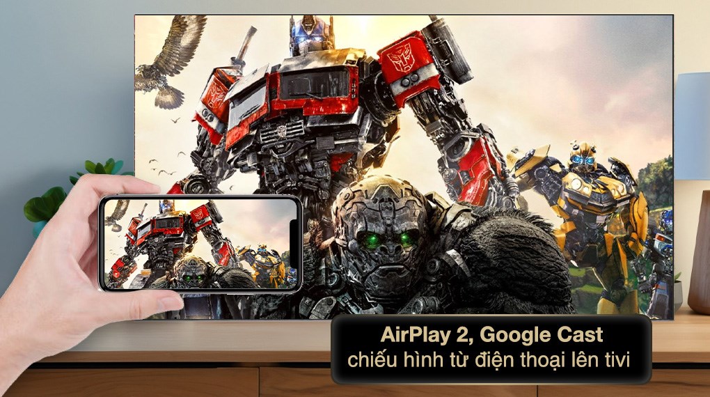 Google Tivi QD-Mini LED TCL AI 4K 85 inch 85C8K