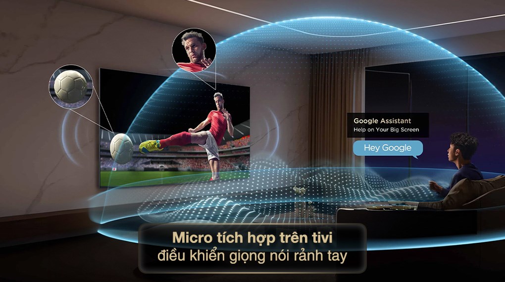 Google Tivi QD-Mini LED TCL AI 4K 85 inch 85C8K