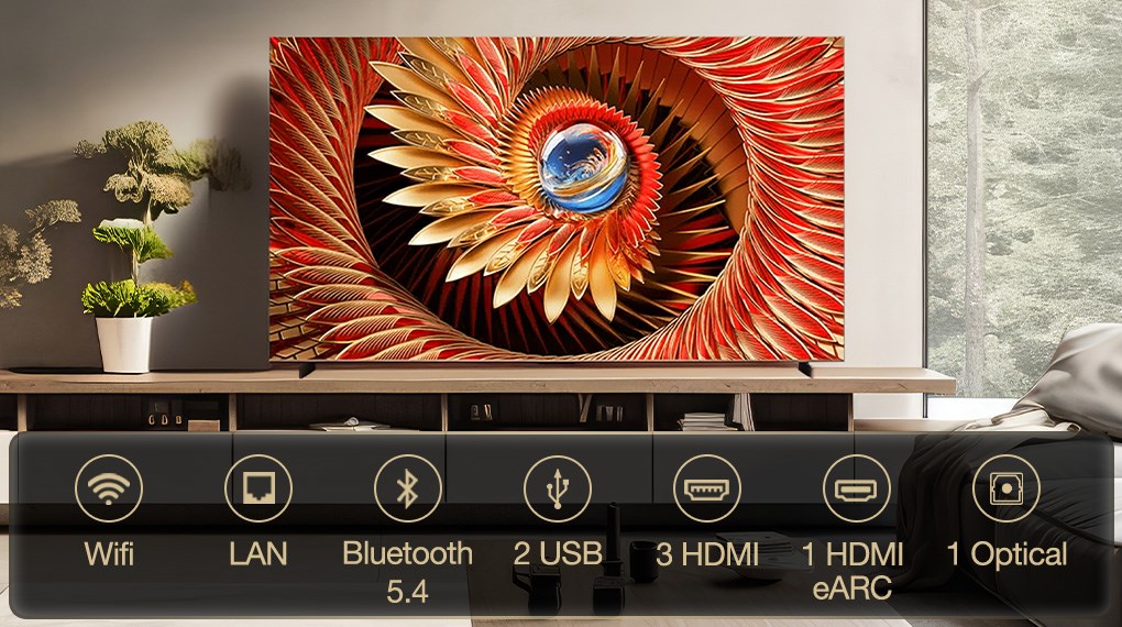 Google Tivi QD-Mini LED TCL AI 4K 98 inch 98C8K