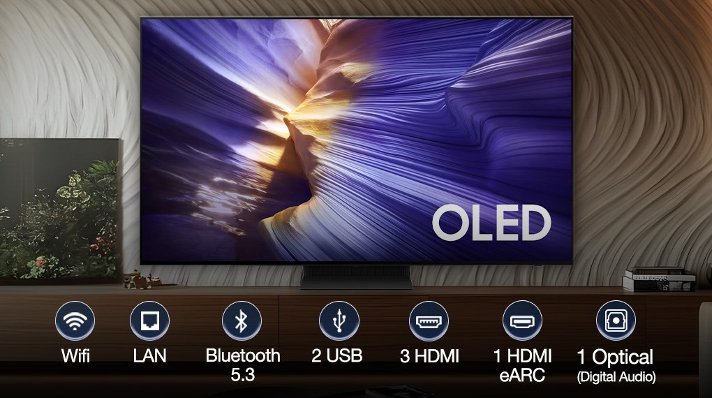 Smart Tivi OLED Samsung AI 4K 83 inch QA83S90F