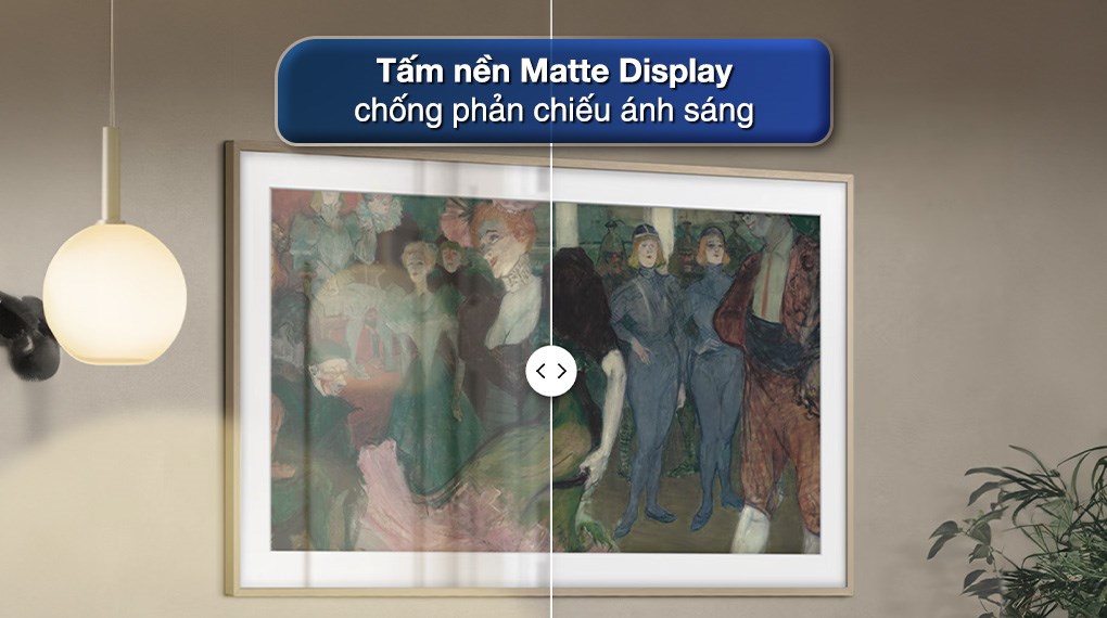 Smart Tivi Khung Tranh The Frame QLED Samsung AI 4K 75 inch QA75LS03F