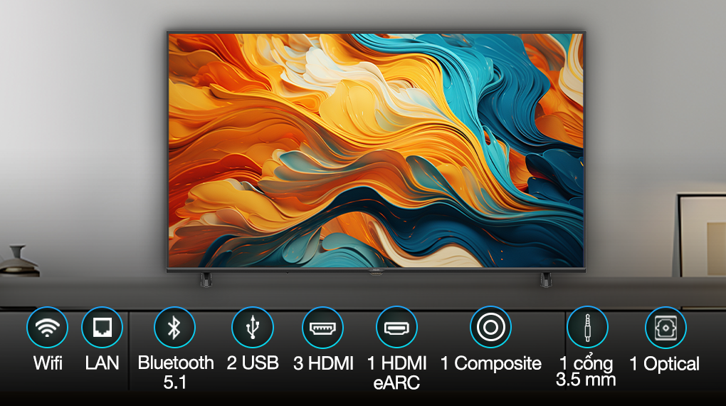 Google Tivi Aqua 4K 55 inch AQT55K85FUX