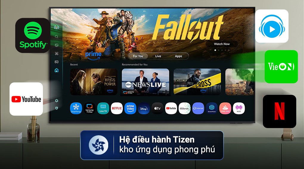 Smart Tivi QLED Samsung AI 4K 65 inch QA65Q8FA