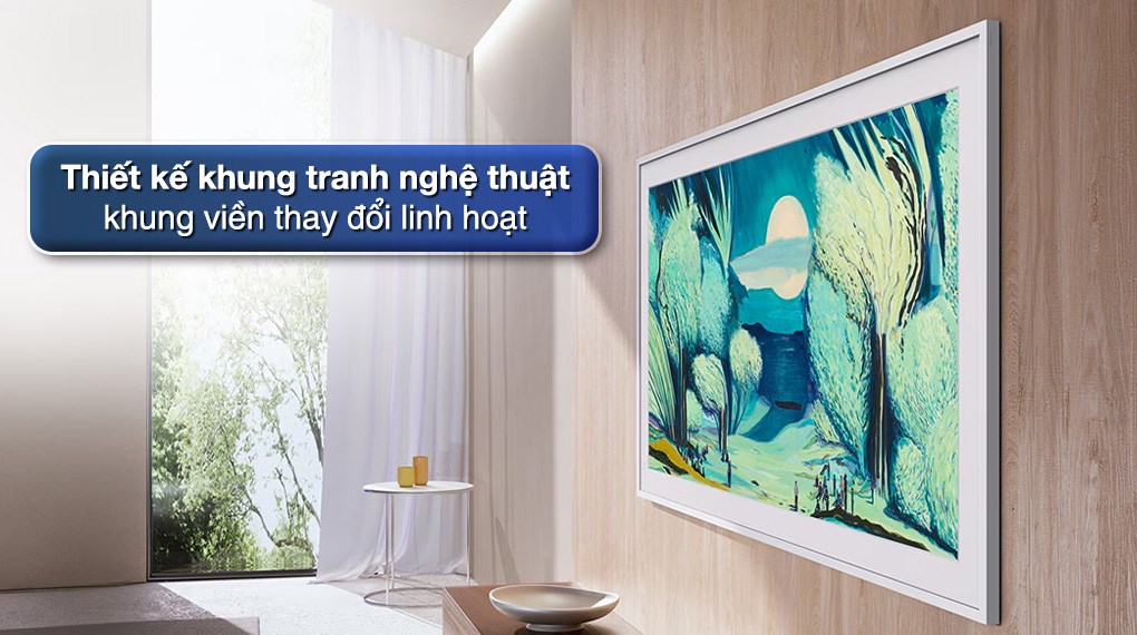 Smart Tivi Khung Tranh The Frame QLED Samsung AI 4K 65 inch QA65LS03F