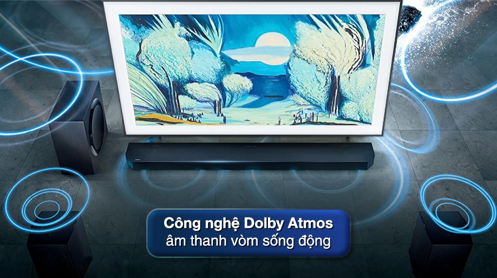 Smart Tivi Khung Tranh The Frame QLED Samsung AI 4K 65 inch QA65LS03F