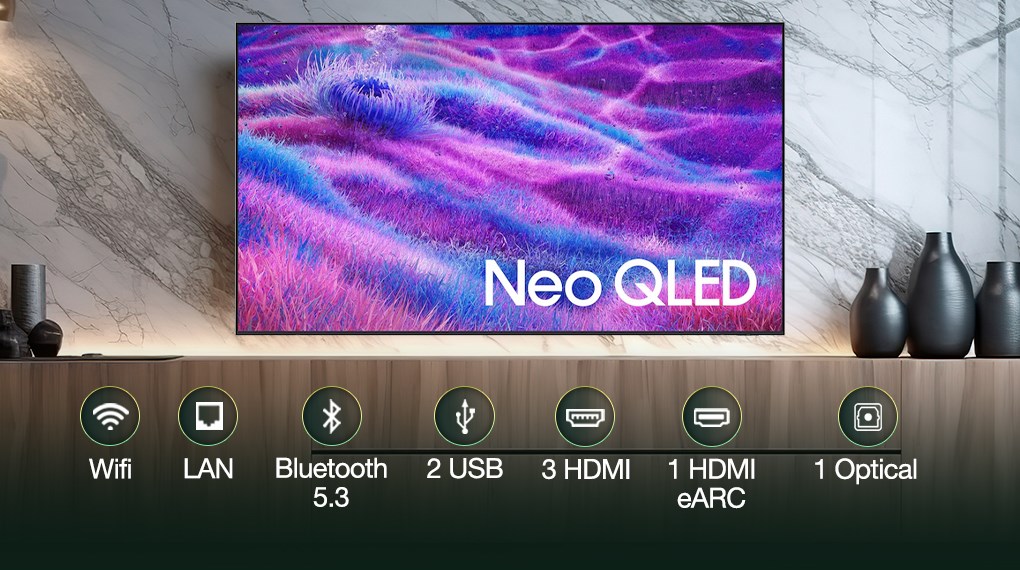 Smart Tivi Neo QLED Samsung AI 4K 65 inch QA65QN80F