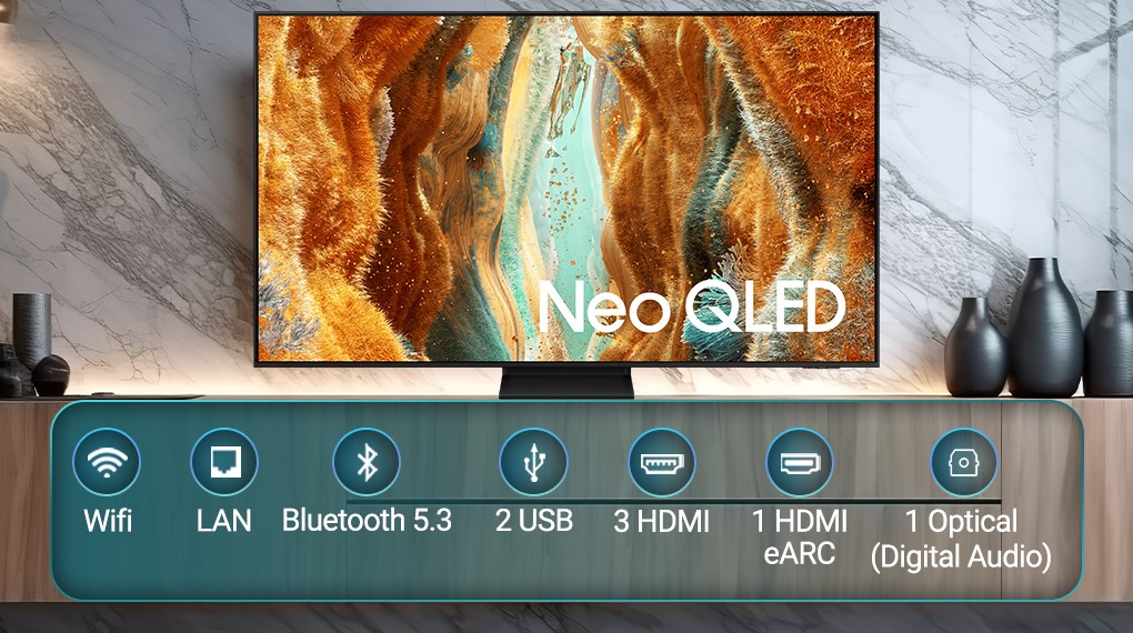 Smart Tivi Neo QLED Samsung AI 4K 75 inch QA75QN70F