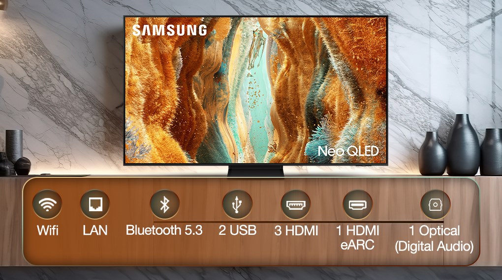 Smart Tivi Neo QLED Samsung AI 4K 55 inch QA55QN70F