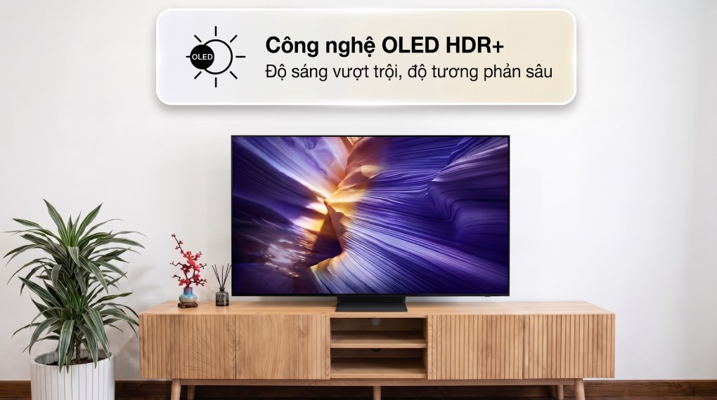 Smart Tivi OLED Samsung AI 4K 65 inch QA65S90F
