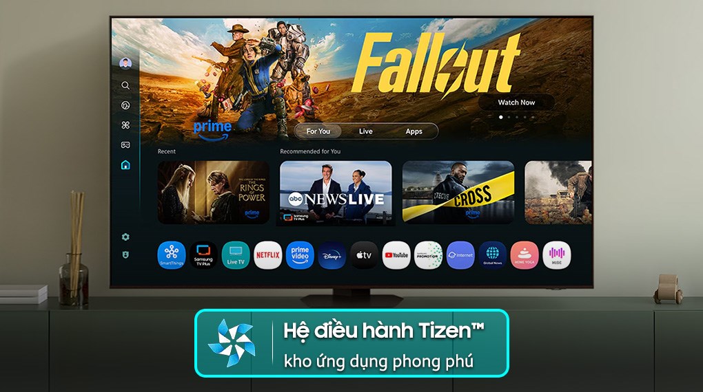 Smart Tivi Neo QLED Samsung AI 4K 75 inch QA75QN90F