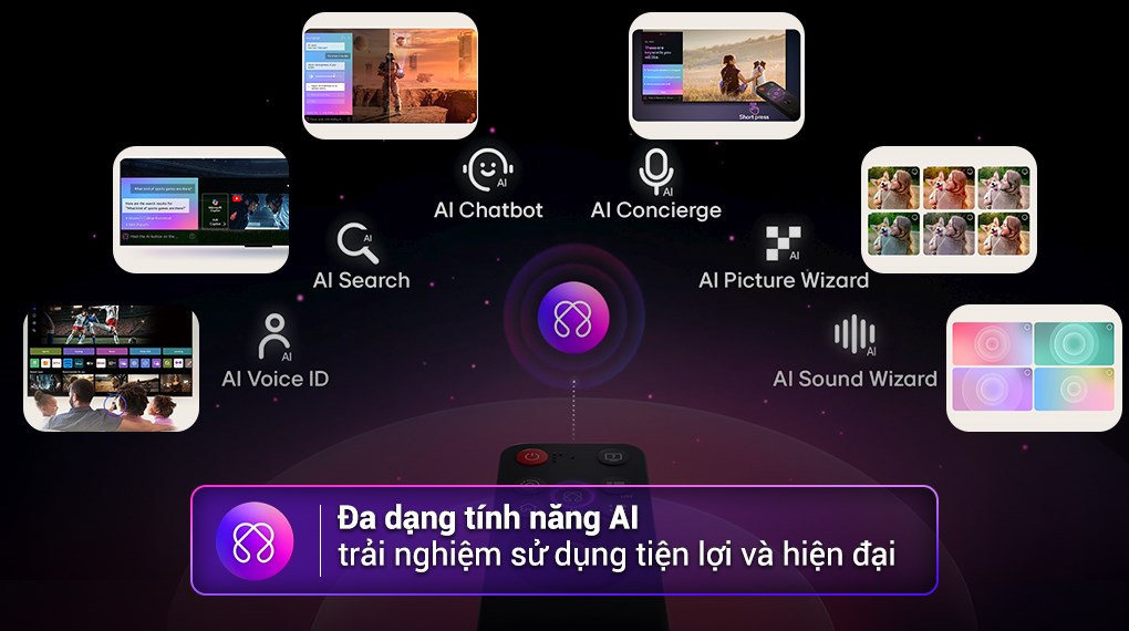 Smart Tivi QNED evo LG AI 4K 100 inch 100QNED86AS