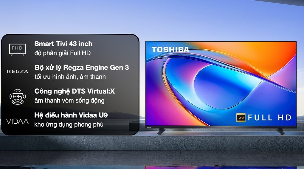 Smart Tivi Toshiba FHD 43 inch 43V35RP