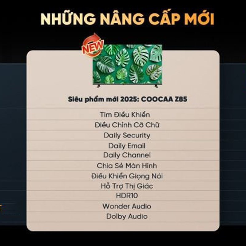 Google Tivi Coocaa FHD 43 inch 43Z85