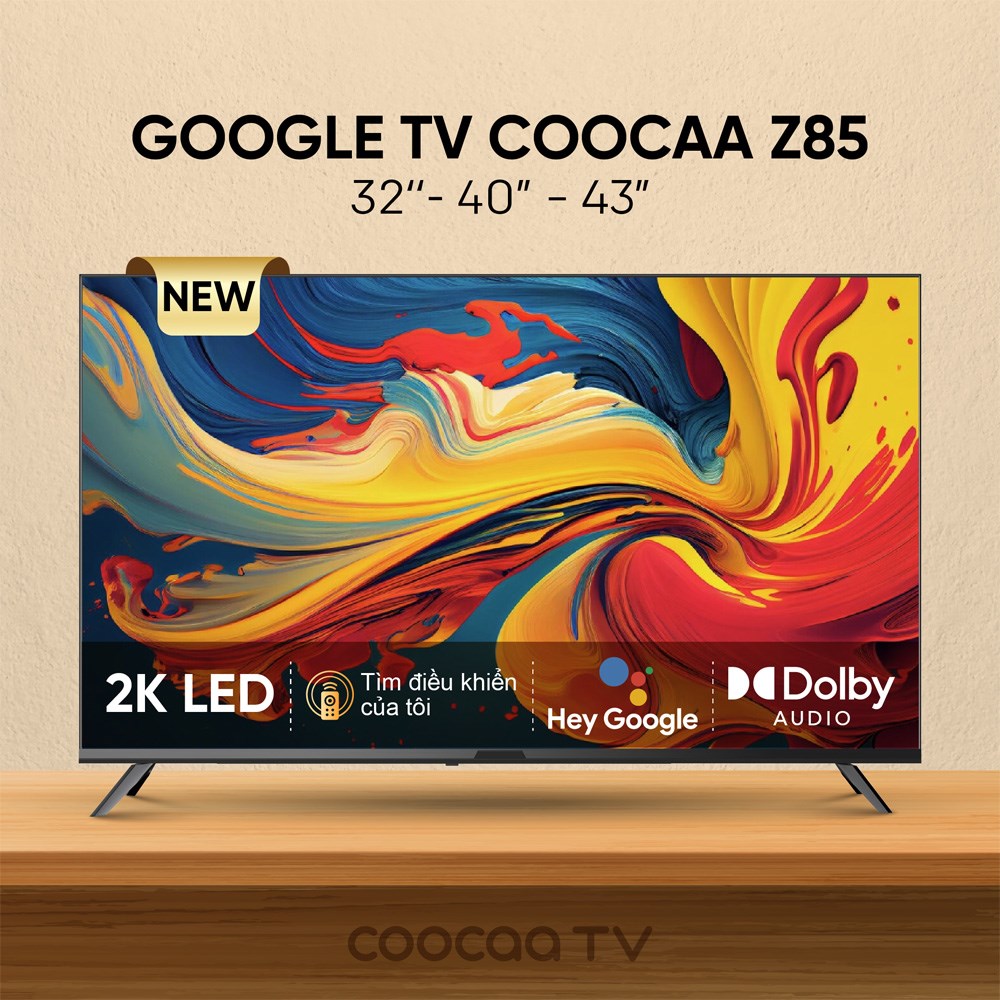 Google Tivi Coocaa FHD 43 inch 43Z85