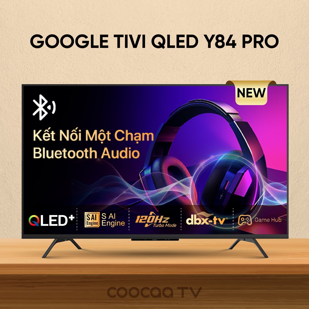Google Tivi Coocaa 4K 55 inch 55Y84 Pro