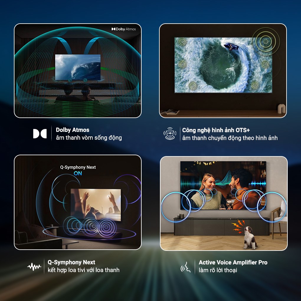 Smart Tivi Neo QLED Samsung AI 4K 115 inch QA115QN90F