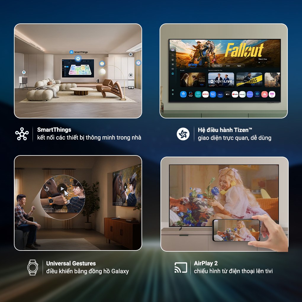 Smart Tivi Neo QLED Samsung AI 4K 115 inch QA115QN90F