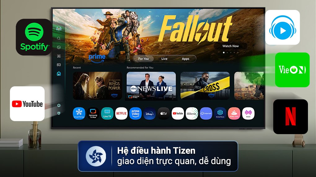 Smart Tivi Neo QLED Samsung AI 4K 115 inch QA115QN90F