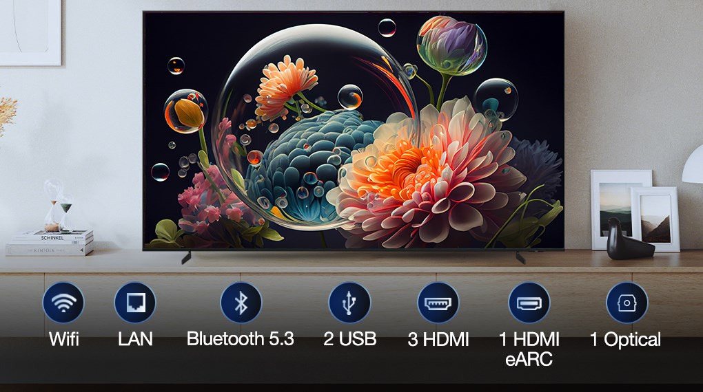 Smart Tivi Neo QLED Samsung AI 4K 115 inch QA115QN90F