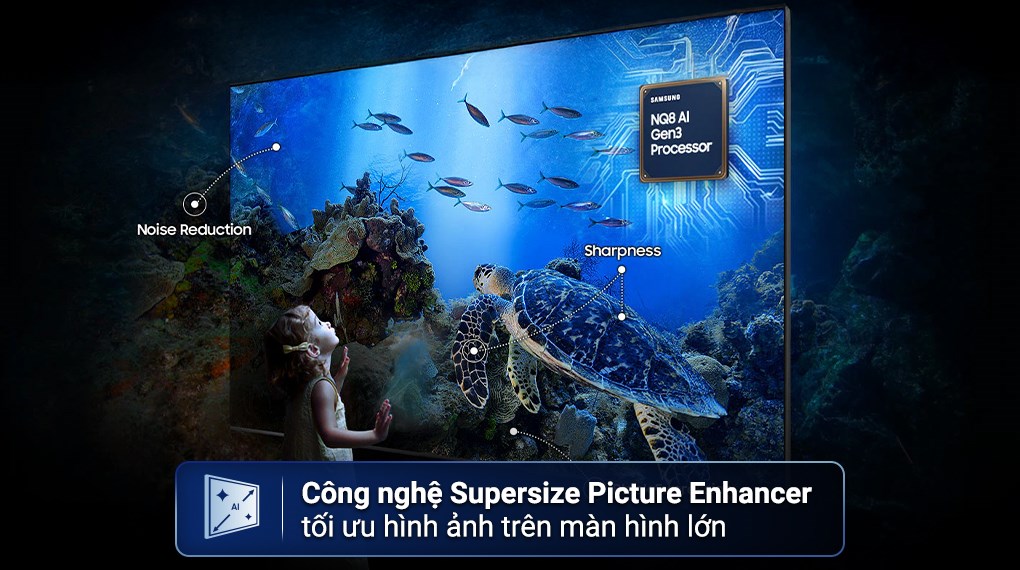 Smart Tivi Neo QLED Samsung AI 4K 115 inch QA115QN90F