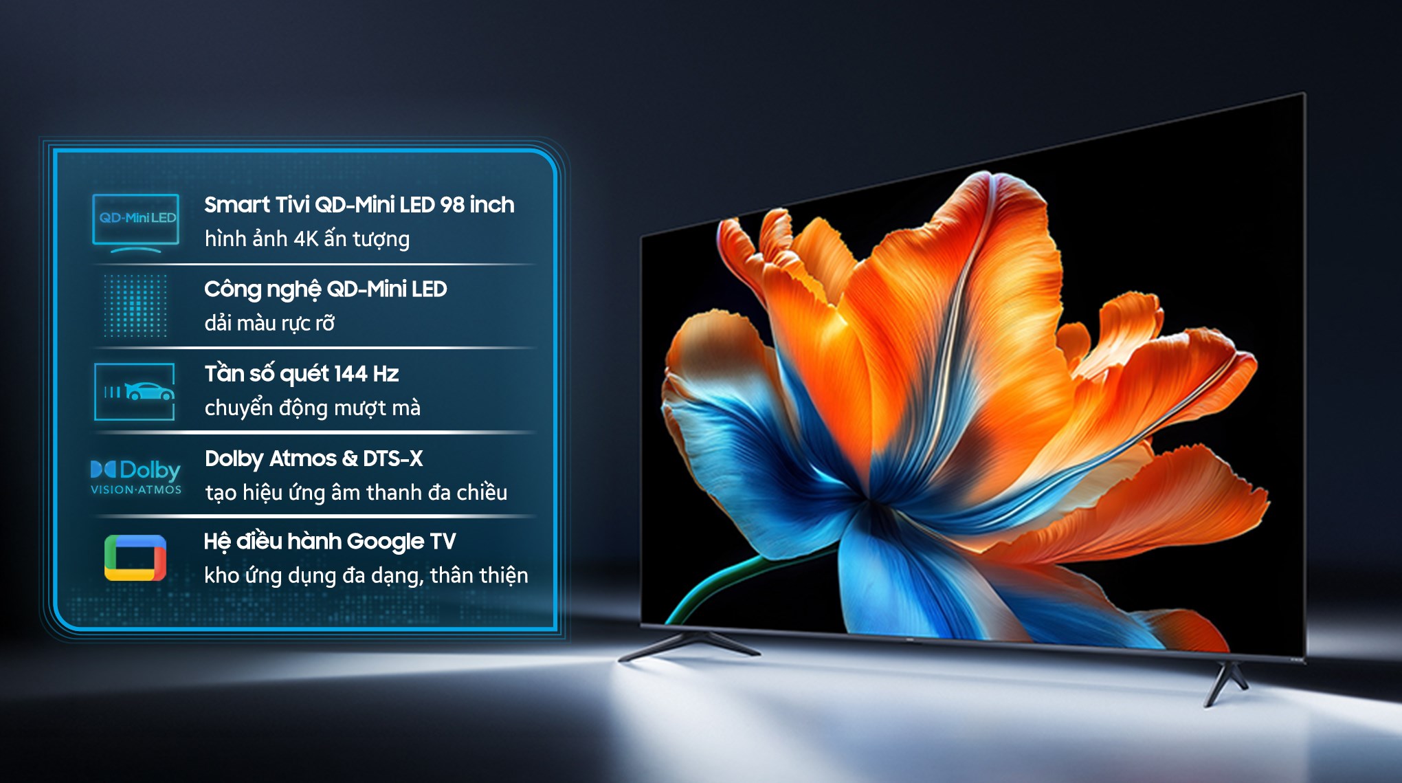 Màn hình thông minh Xiaomi 4K 98 inch Smart Display S L98MC-STWN 2026