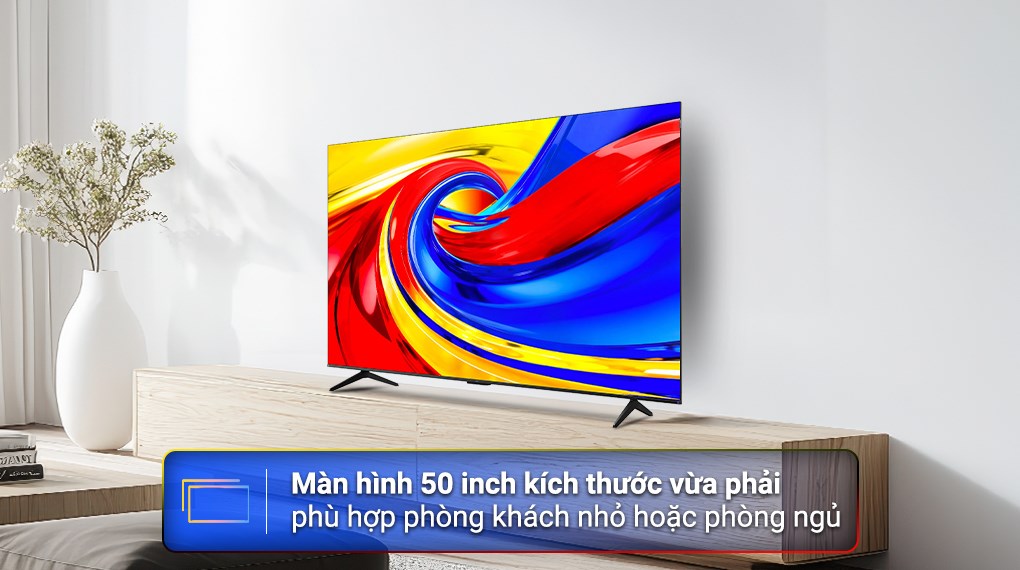 Google Tivi QLED TCL 4K 50 inch 50P7L