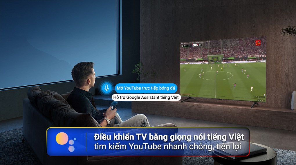 Google Tivi QLED TCL 4K 50 inch 50P7L