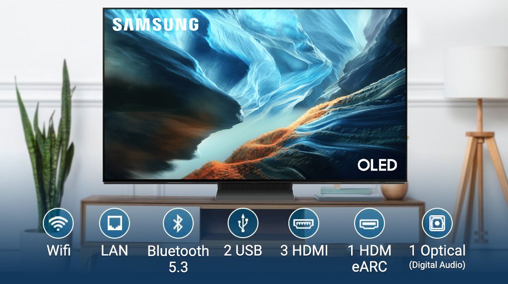 Smart Tivi OLED Samsung AI 4K 55 inch QA55S90HA