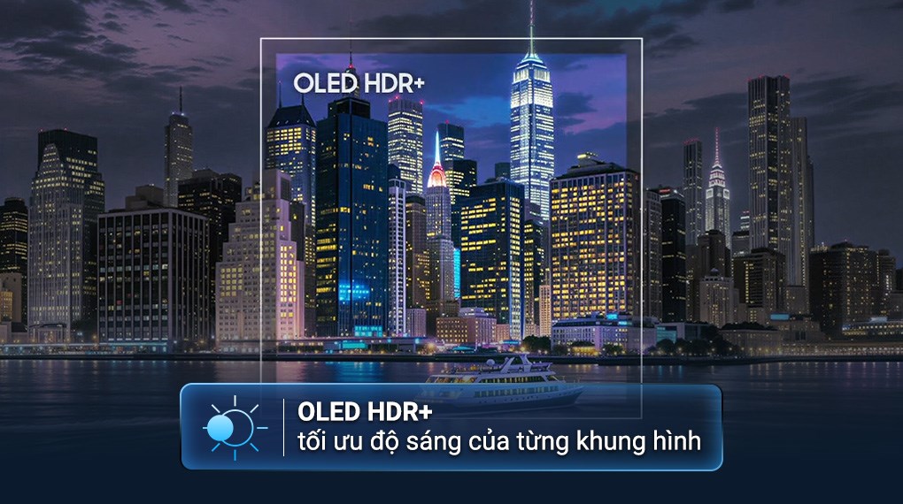 Smart Tivi OLED Samsung AI 4K 55 inch QA55S90HA