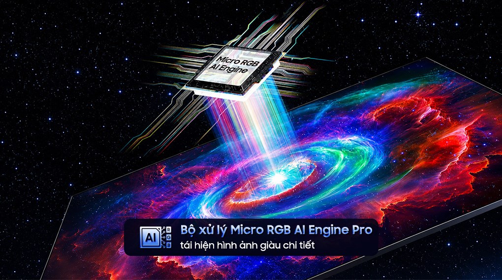 Smart tivi Micro RGB Samsung AI 4K 85 inch MRA85R95HX