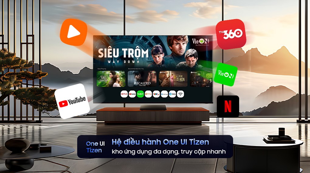 Smart tivi Micro RGB Samsung AI 4K 85 inch MRA85R95HX