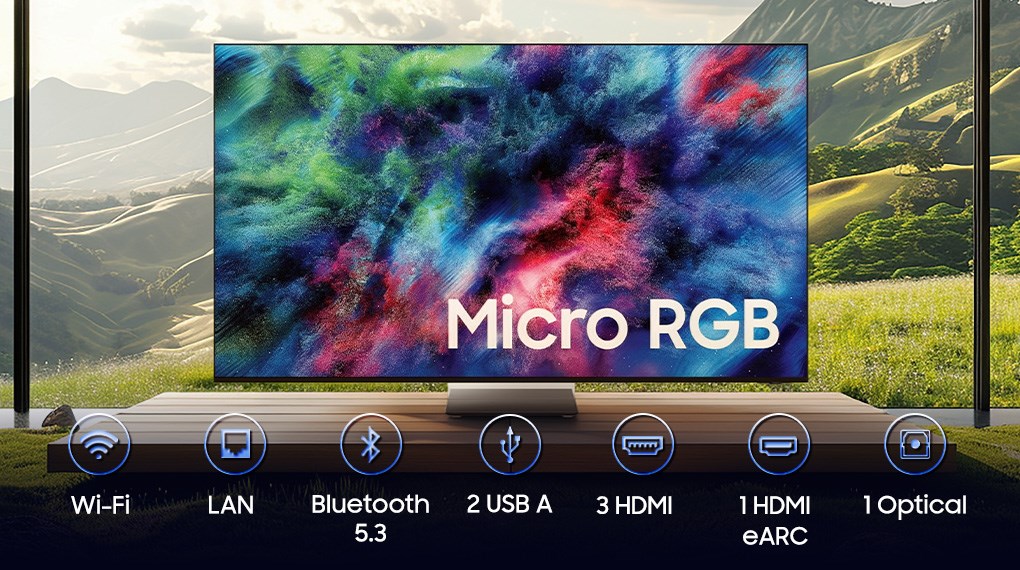 Smart tivi Micro RGB Samsung AI 4K 85 inch MRA85R95HX
