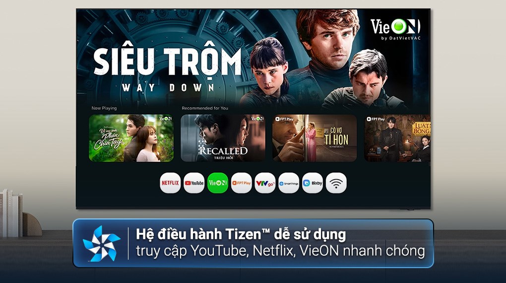 Smart tivi Micro RGB Samsung AI 4K 75 inch MRA75R85HA