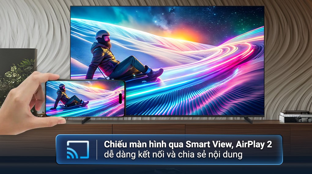 Smart tivi Micro RGB Samsung AI 4K 65 inch MRA65R85HA