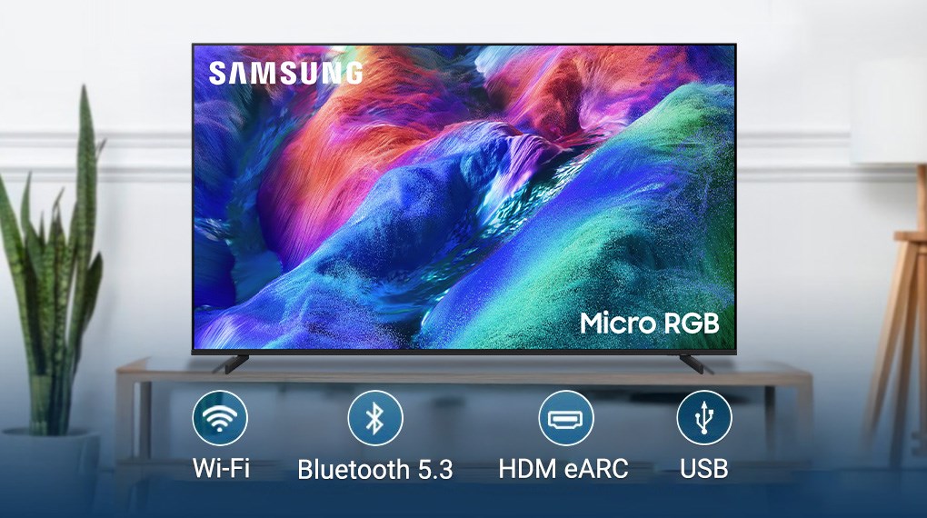Smart tivi Micro RGB Samsung AI 4K 65 inch MRA65R85HA