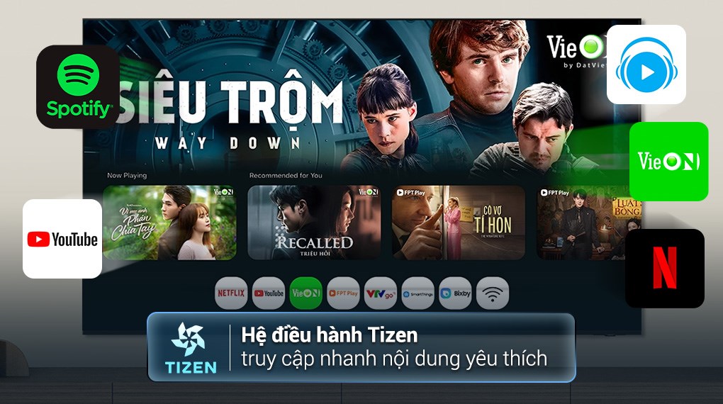 Smart Tivi Neo QLED Samsung AI 4K 85 inch QA85QN70HA