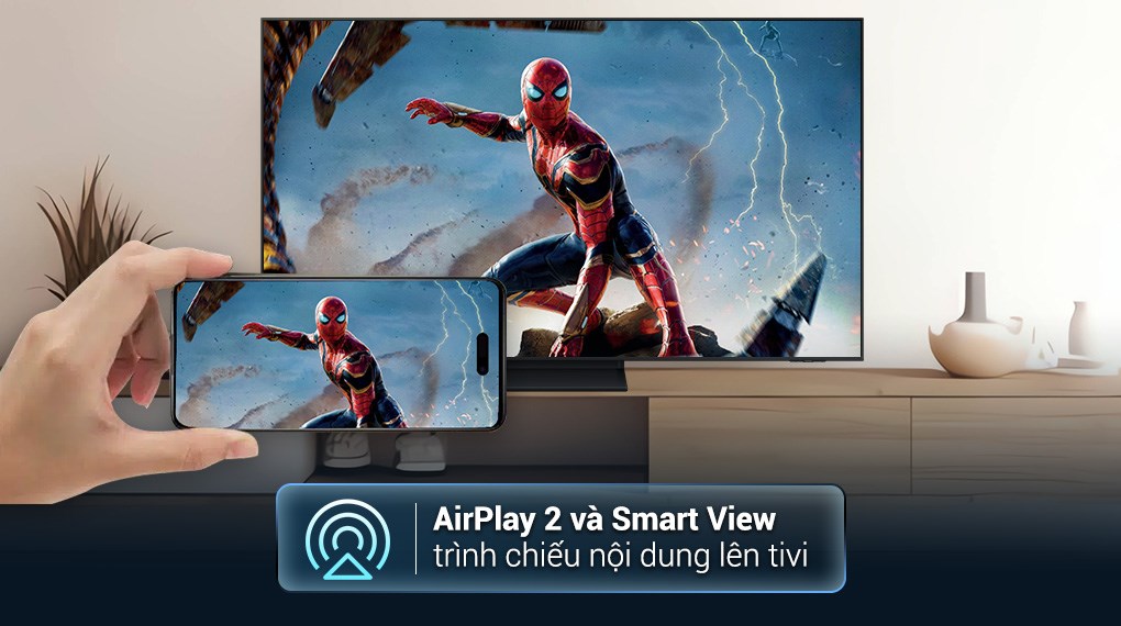 Smart Tivi Neo QLED Samsung AI 4K 55 inch QA55QN70HA