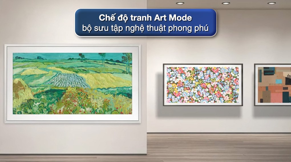 Smart Tivi Khung Tranh The Frame QLED Samsung AI 4K 75 inch QA75LS03HE
