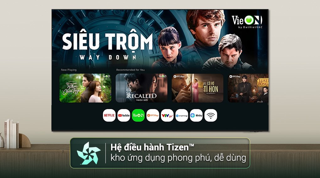 Smart Tivi Mini LED Samsung AI 4K 85 inch UA85M77HA