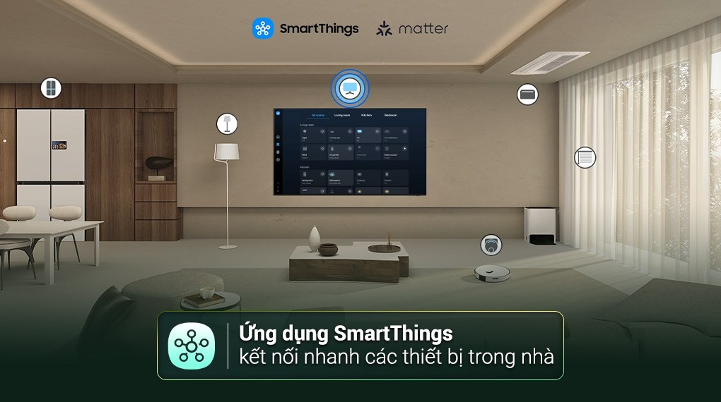 Smart Tivi Mini LED Samsung AI 4K 85 inch UA85M77HA