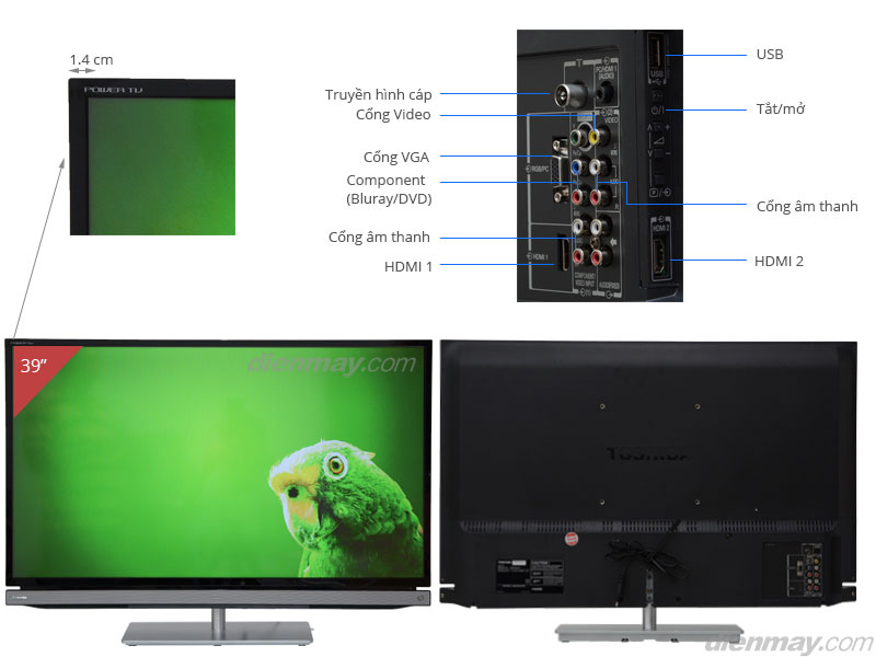 Tivi LED Toshiba 39P2300 39 inch